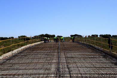 Pasos superiores sobre vías férreas. Tramo Cáceres- San Vicente de Alcántara., Vías y Estructuras